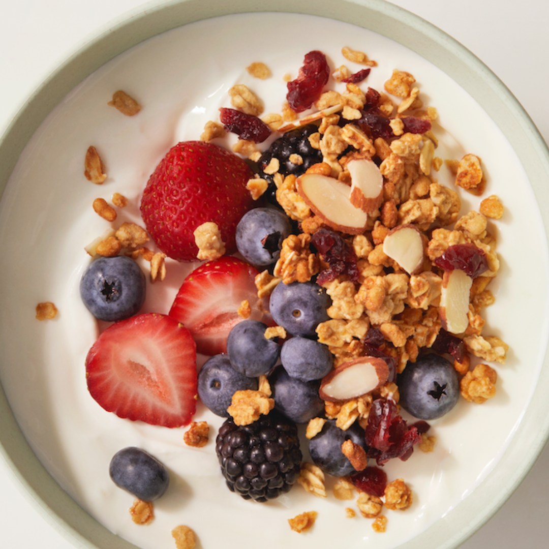 bowl of yogurt and granola