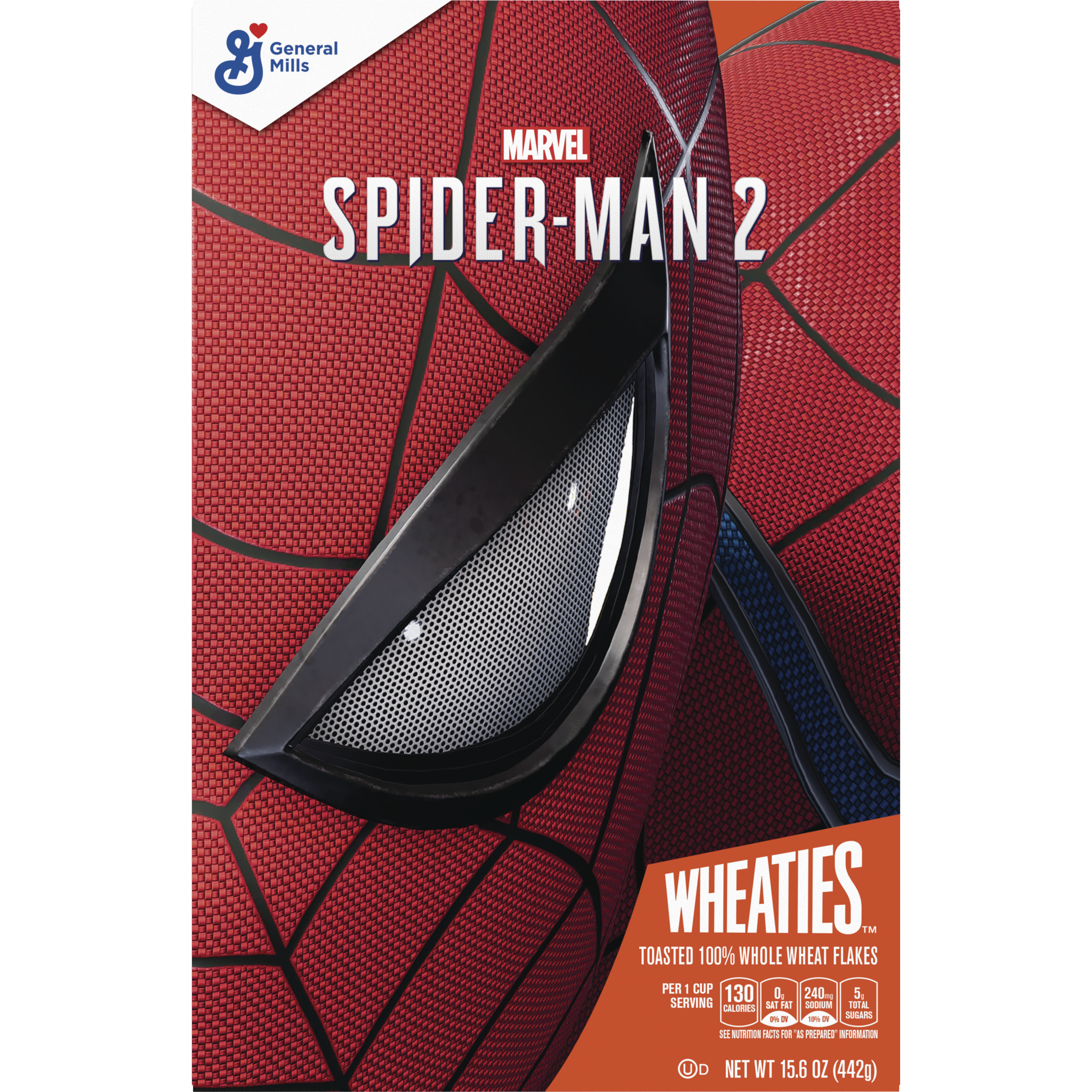 Wheaties x Spider Man 2 cereal box